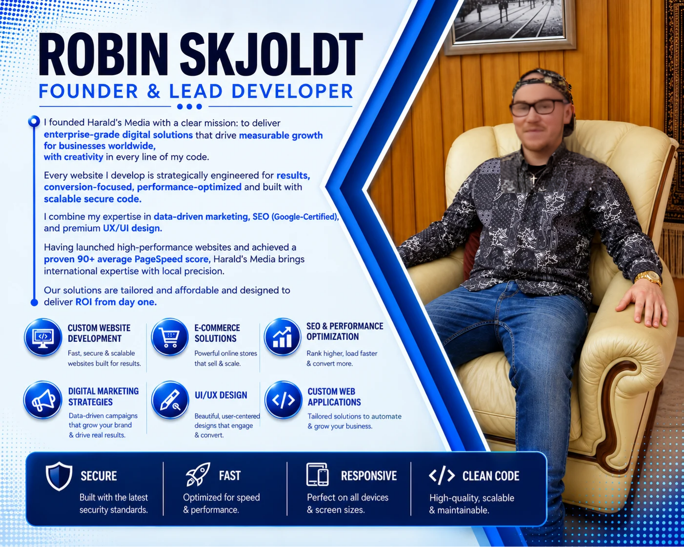 Robin Skjoldt - Founder & Lead Developer